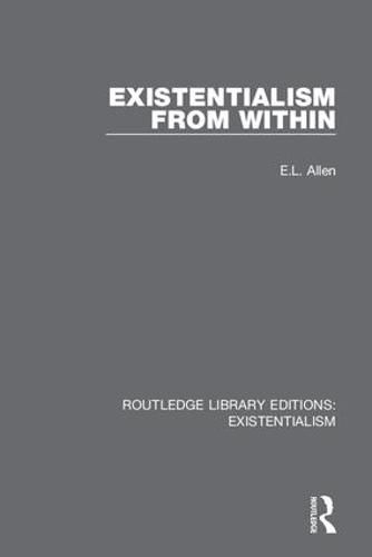 Cover image for Existentialism from Within