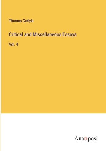 Cover image for Critical and Miscellaneous Essays