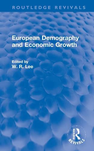 Cover image for European Demography and Economic Growth