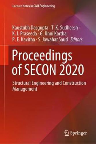 Cover image for Proceedings of SECON 2020: Structural Engineering and Construction Management