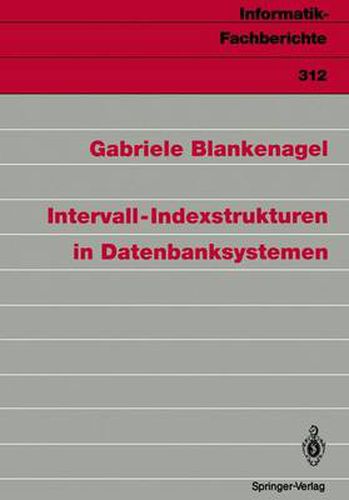 Cover image for Intervall-Indexstrukturen in Datenbanksystemen