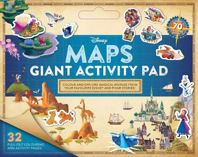 Cover image for Disney Maps: Giant Activity Pad