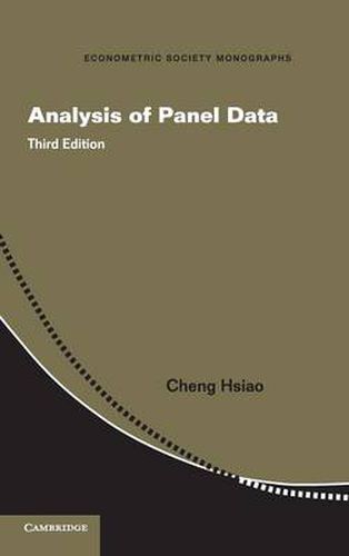 Cover image for Analysis of Panel Data
