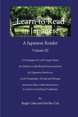 Cover image for Learn to Read in Japanese, Volume III