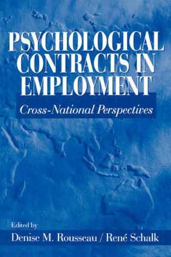 Psychological Contracts in Employment: Cross-national Perspectives