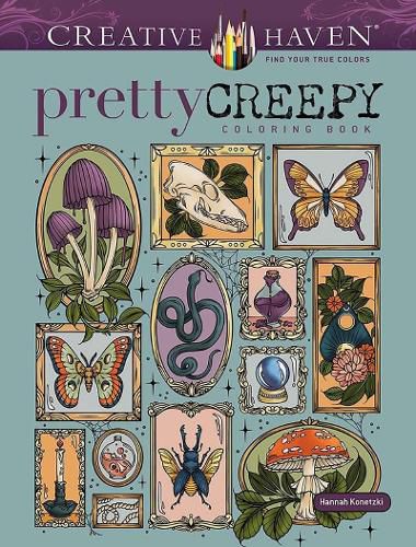 Cover image for Creative Haven Pretty Creepy Coloring Book