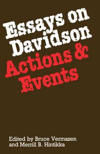 Cover image for Essays on Davidson: Actions and Events