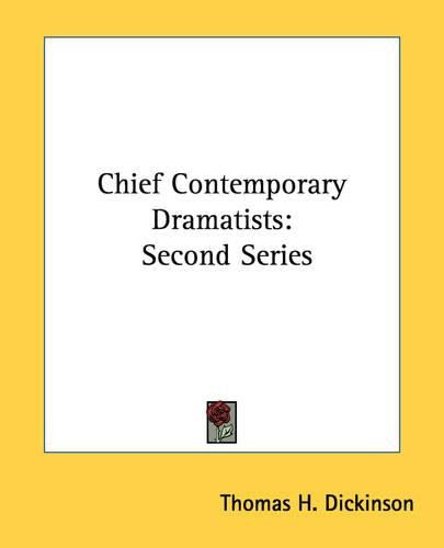 Cover image for Chief Contemporary Dramatists