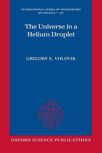 Cover image for The Universe in a Helium Droplet