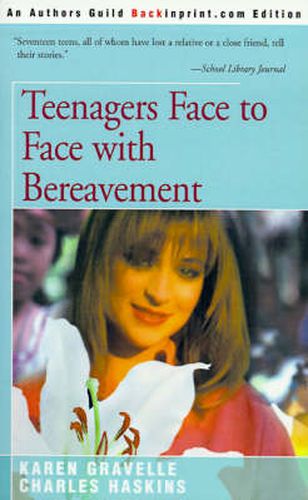 Cover image for Teenagers Face to Face with Bereavement