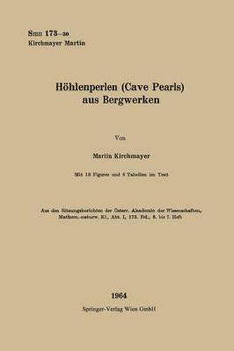 Cover image for Hoehlenperlen (Cave Pearls) Aus Bergwerken