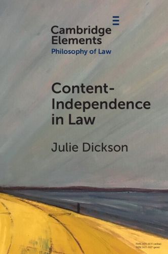 Cover image for Content-Independence in Law