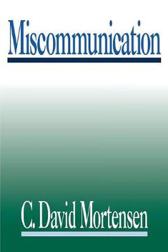 Cover image for Miscommunication