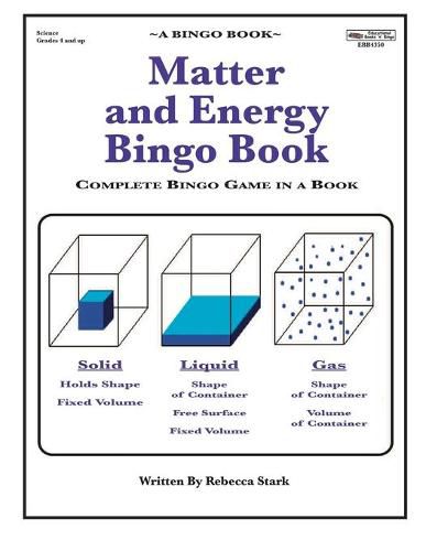 Cover image for Matter and Energy Bingo Book: Complete Bingo Game In A Book