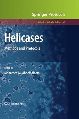 Cover image for Helicases: Methods and Protocols