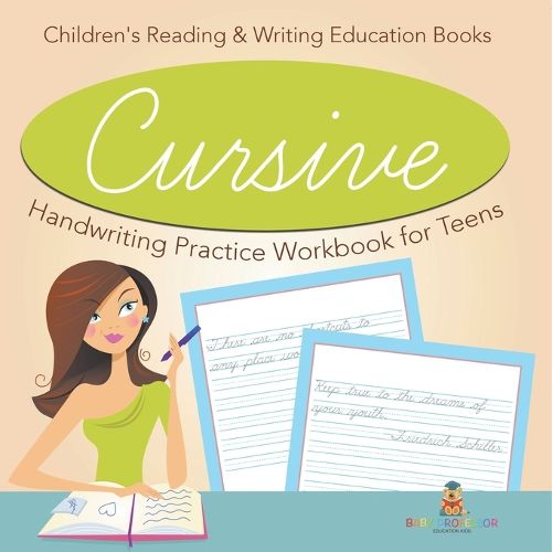 Cover image for Cursive Handwriting Practice Workbook for Teens