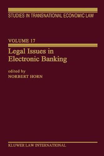 Cover image for Legal Issues in Electronic Banking