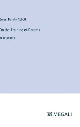 Cover image for On the Training of Parents