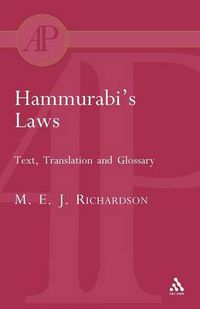 Cover image for Hammurabi's Laws: Text, Translation and Glossary