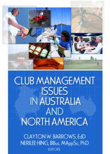 Cover image for Club Management Issues in Australia and North America