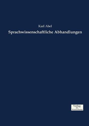 Cover image for Sprachwissenschaftliche Abhandlungen