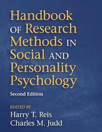 Cover image for Handbook of Research Methods in Social and Personality Psychology