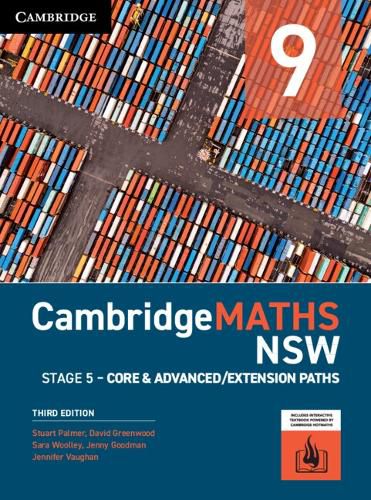 Cover image for CambridgeMATHS NSW Stage 5 Year 9 Core & Advanced/Extension Paths