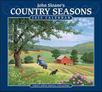 Cover image for John Sloane's Country Seasons 2025 Deluxe Wall Calendar