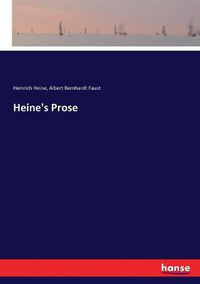 Cover image for Heine's Prose