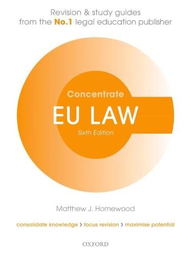 Cover image for EU Law Concentrate: Law Revision and Study Guide