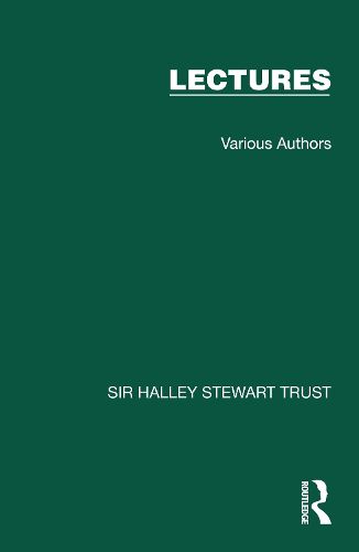 Sir Halley Stewart Trust: Lectures