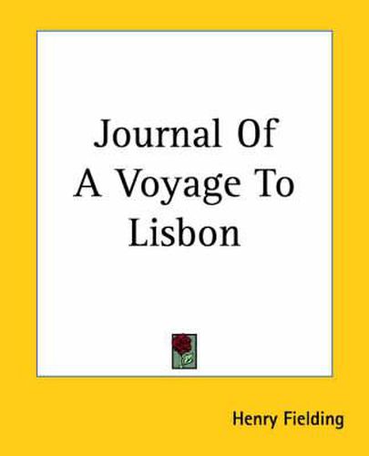 Cover image for Journal Of A Voyage To Lisbon