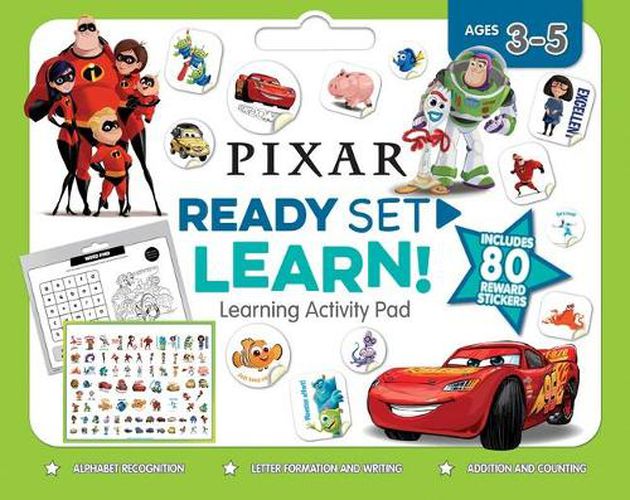 Cover image for Disney Pixar: Ready Set Learn! Learning Activity Pad