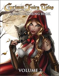 Cover image for Grimm Fairy Tales Adult Coloring Book Volume 2