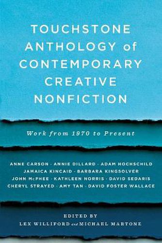 Cover image for Touchstone Anthology of Contemporary Creative Nonfiction: Work from 1970 to the Present