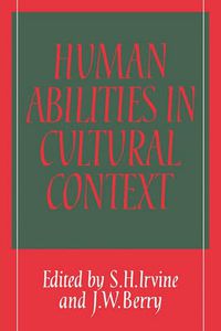 Cover image for Human Abilities in Cultural Context