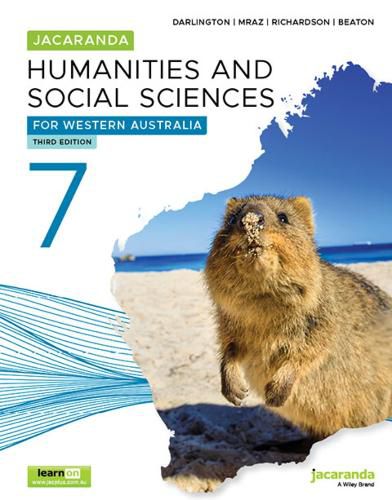 Cover image for Jacaranda Humanities and Social Sciences 7 for Western Australia, 3e learnON and Print