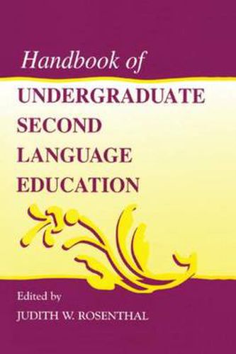 Cover image for Handbook of Undergraduate Second Language Education