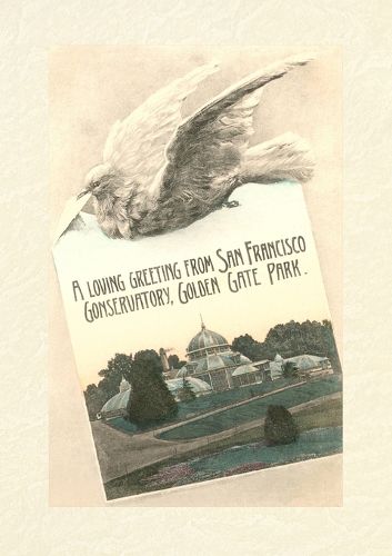 Cover image for Vintage Lined Notebook Carrier Pigeon, Greeting from San Francisco, California