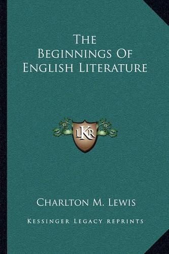 The Beginnings of English Literature