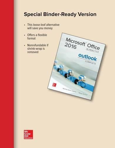 Cover image for Looseleaf for Microsoft Office Outlook 2016 Complete: In Practice