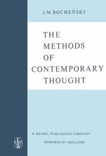 Cover image for The Methods of Contemporary Thought: Translated from the German by Peter Caws