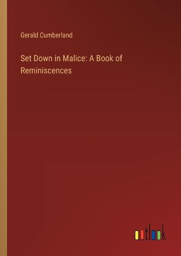 Cover image for Set Down in Malice