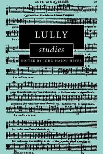 Cover image for Lully Studies