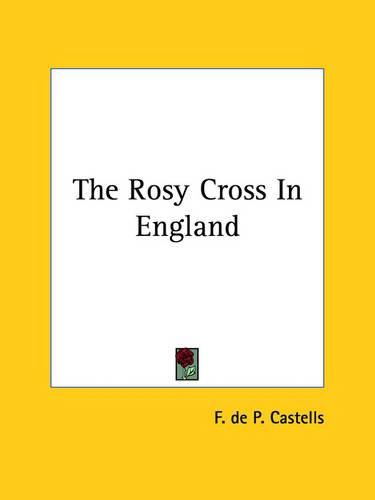 Cover image for The Rosy Cross in England