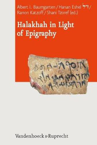 Cover image for Halakkah in Light of Epigraphy