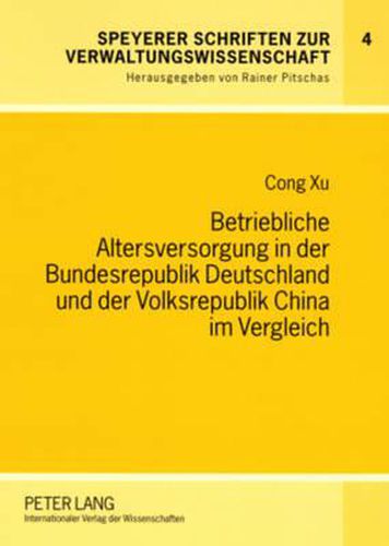 Cover image for Betriebliche Altersversorgung in Der Bundesrepublik Deutschland Und Der Volksrepublik China Im Vergleich