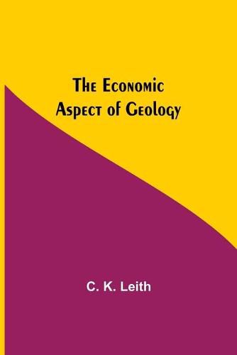 Cover image for The Economic Aspect Of Geology