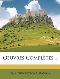 Cover image for Oeuvres Compl Tes...