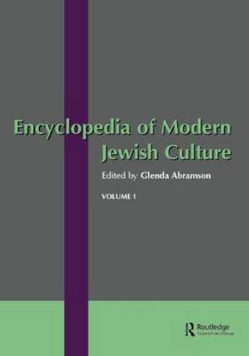 Cover image for Encyclopedia of Modern Jewish Culture